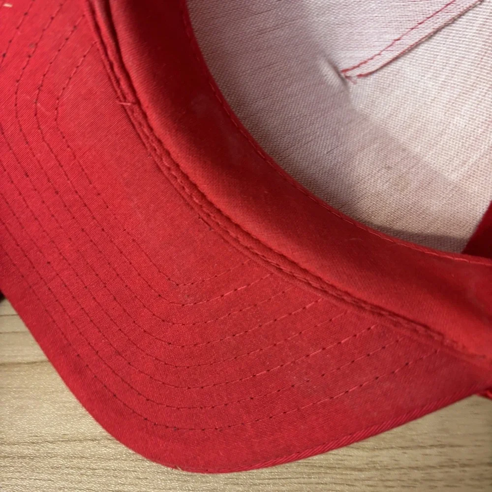 Vintage Larry Lee Plumbing Hat Cap Snap Back Mesh Trucker Advertising Mens 80s